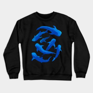 Shark Whale pattern Crewneck Sweatshirt